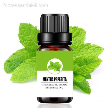 Huile essentielle pure de mentha piperita d&#39;approvisionnement d&#39;usine